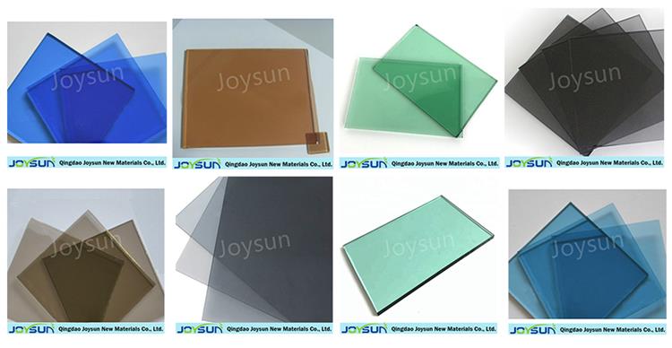 Tinted float glass